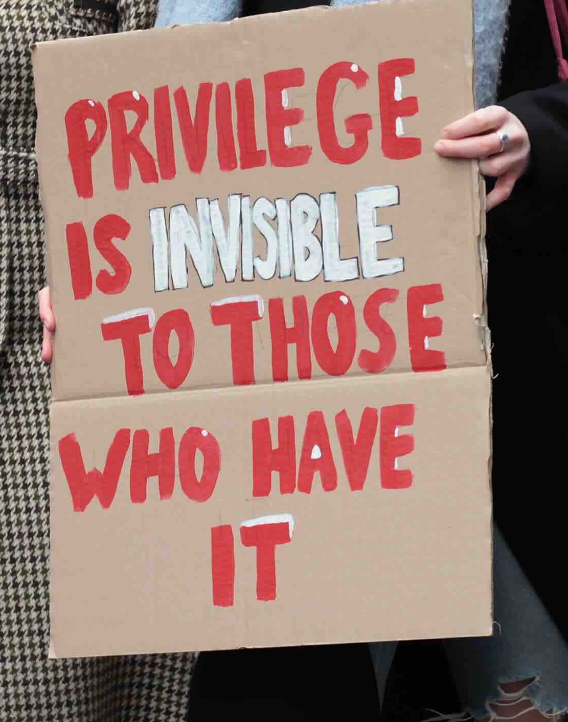 Privileged are blind